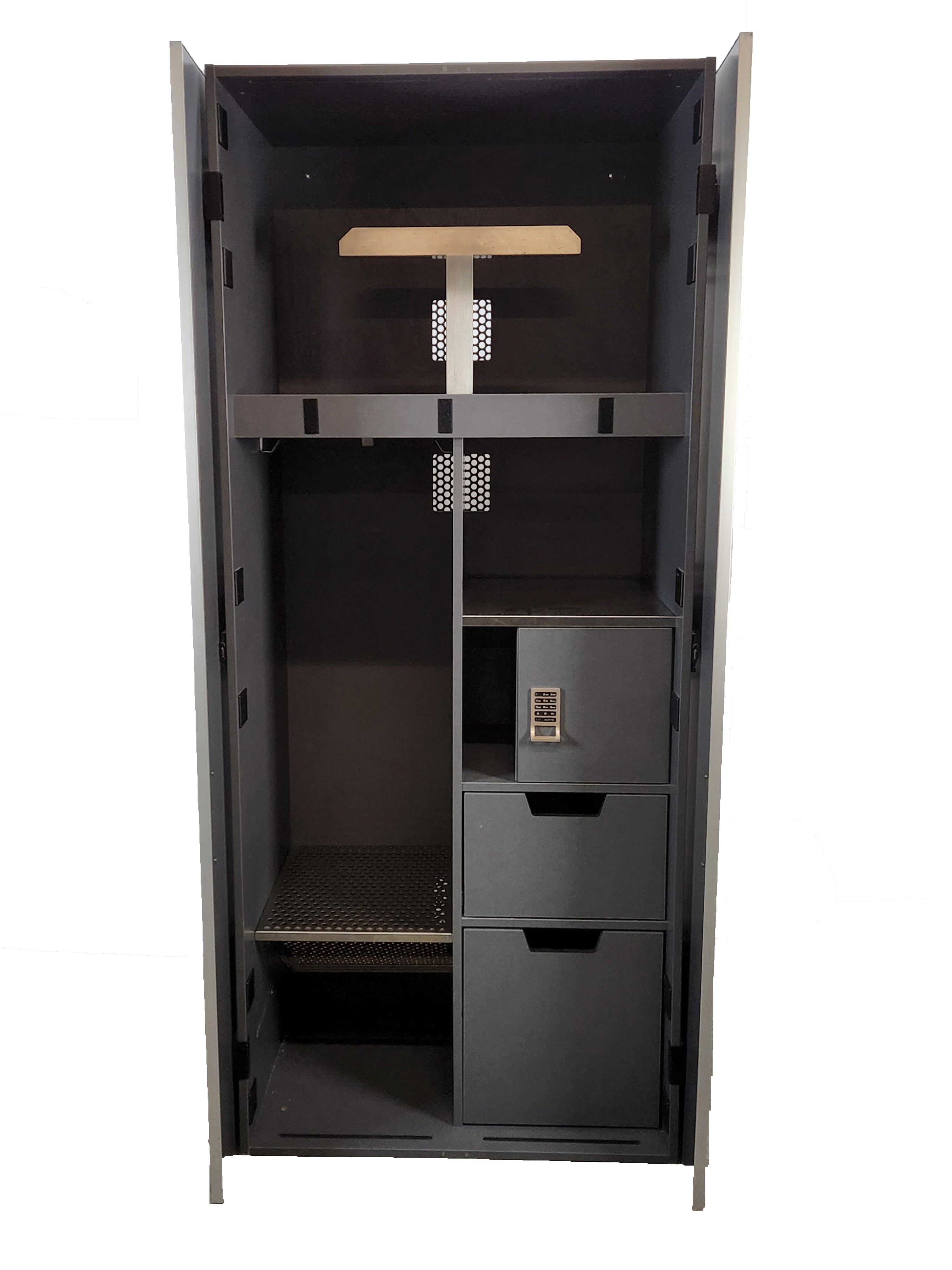 Black Football Equipment Locker