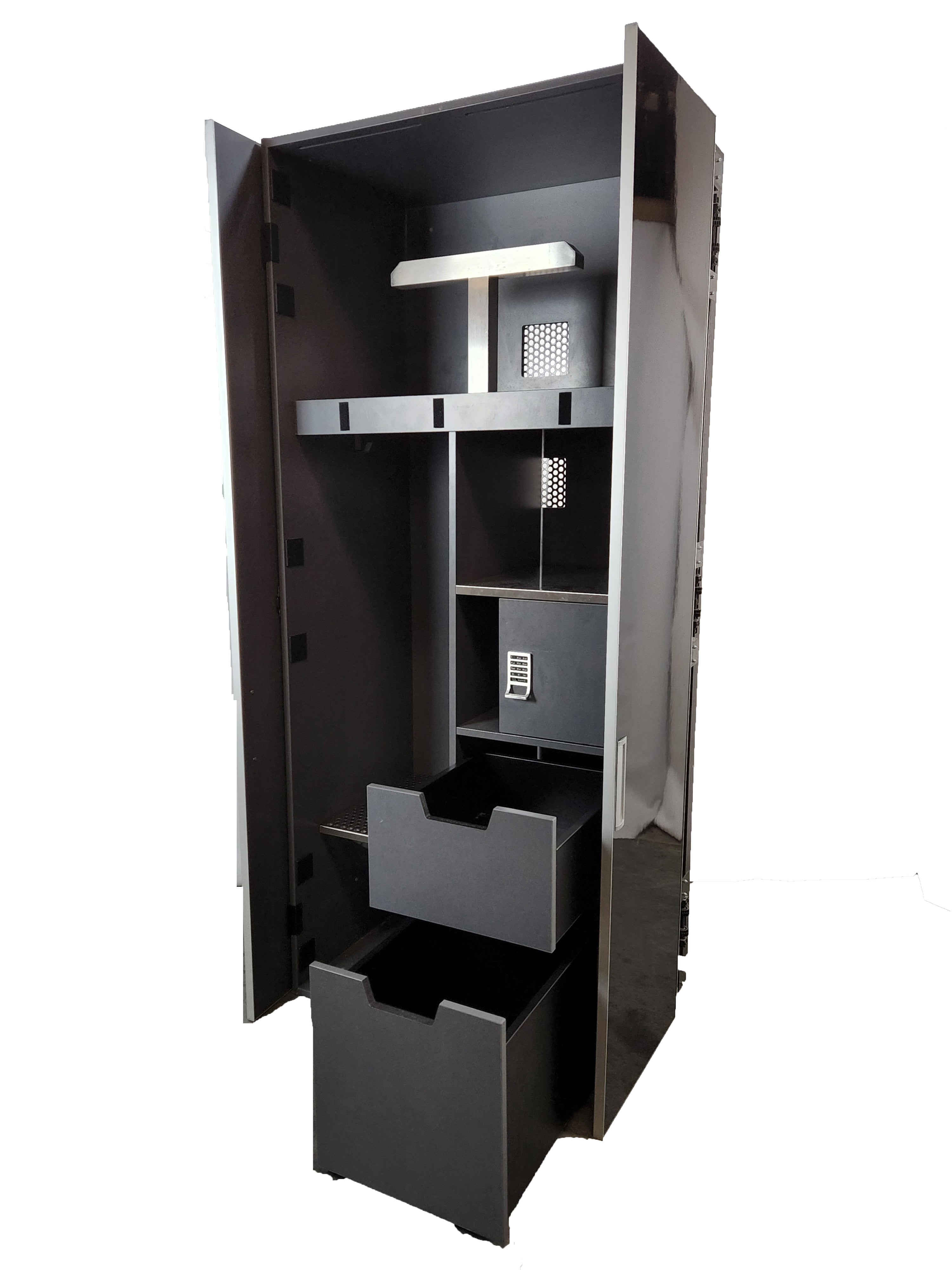 Black Football Equipment Locker