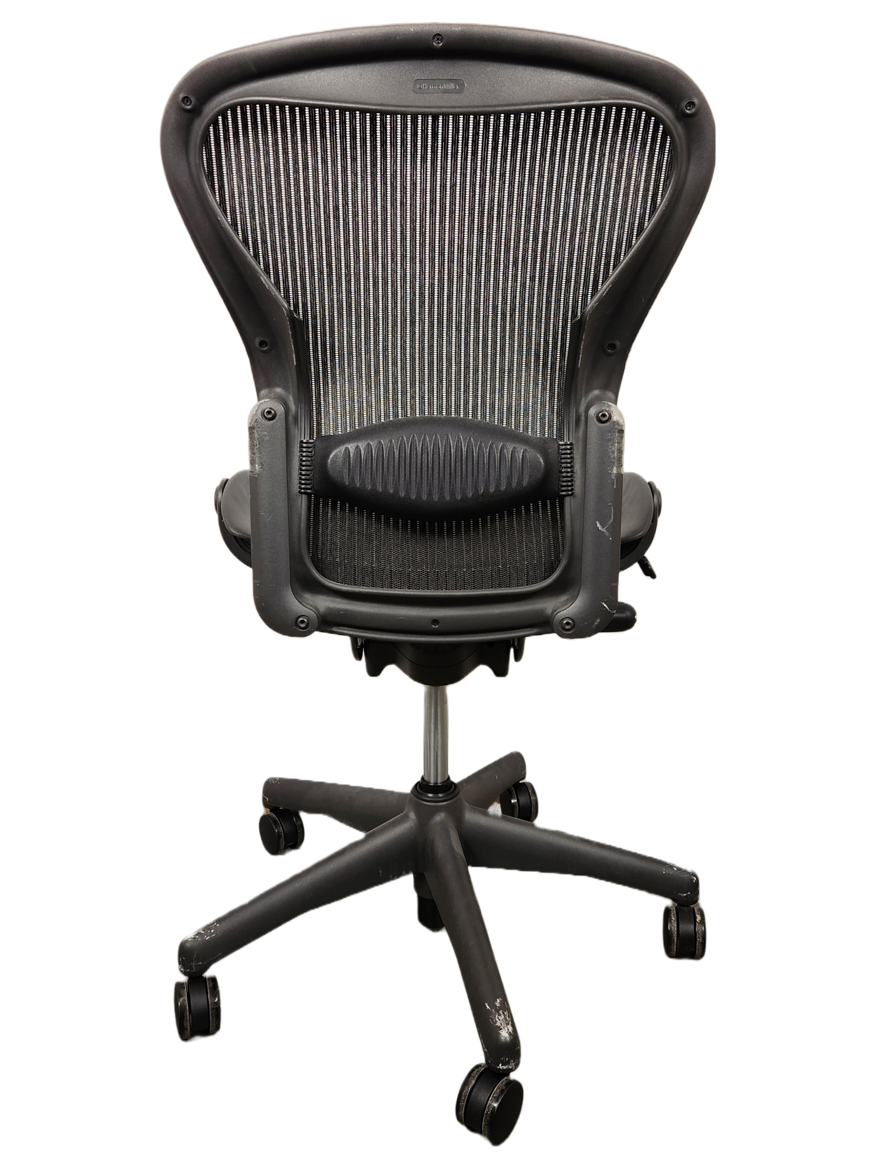 Black Herman Miller Aeron Chair Size B *No Arms Converted Stool*