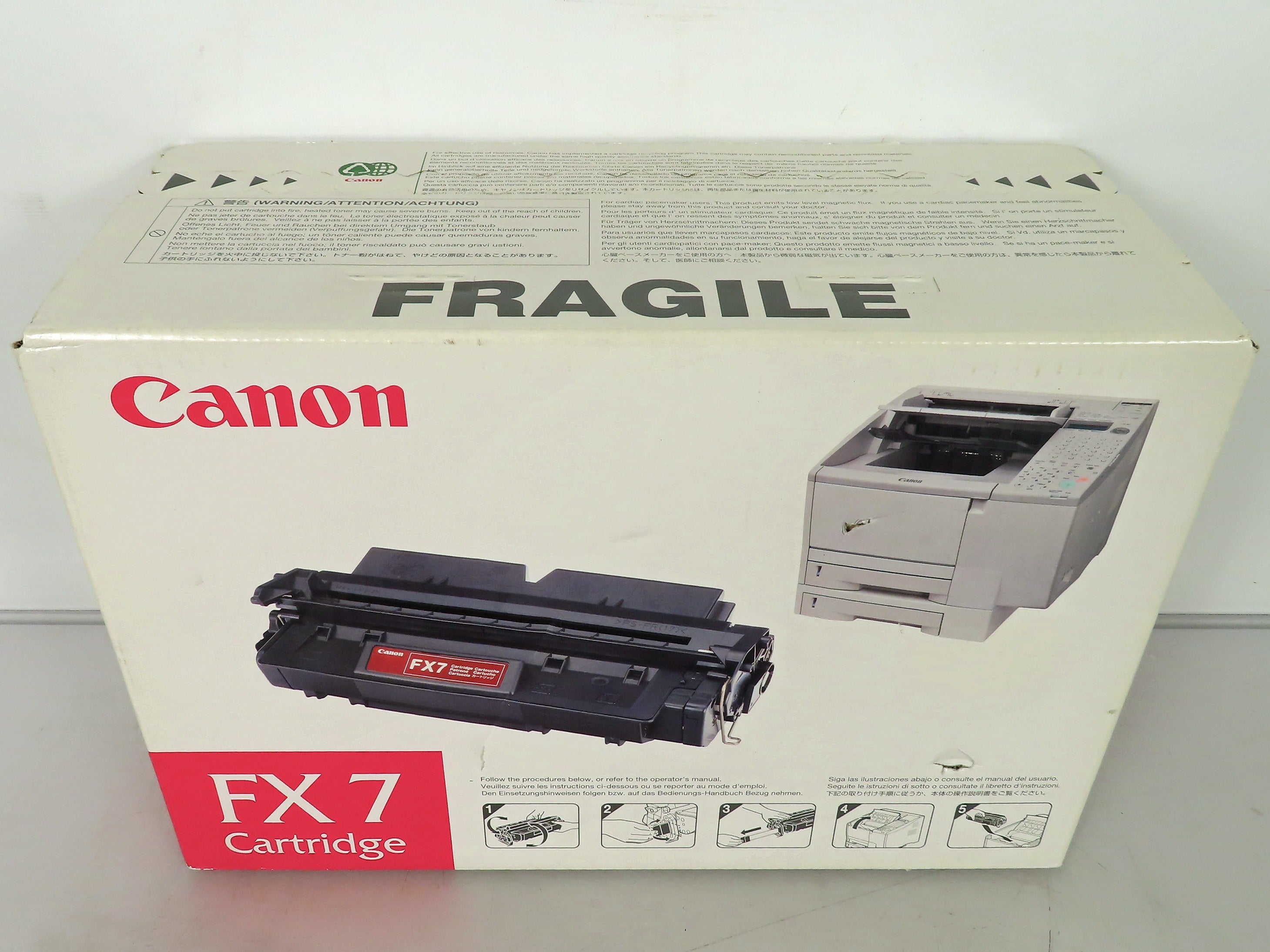 Canon 7621A001[AA] FX7 Black Toner Cartridge *New*