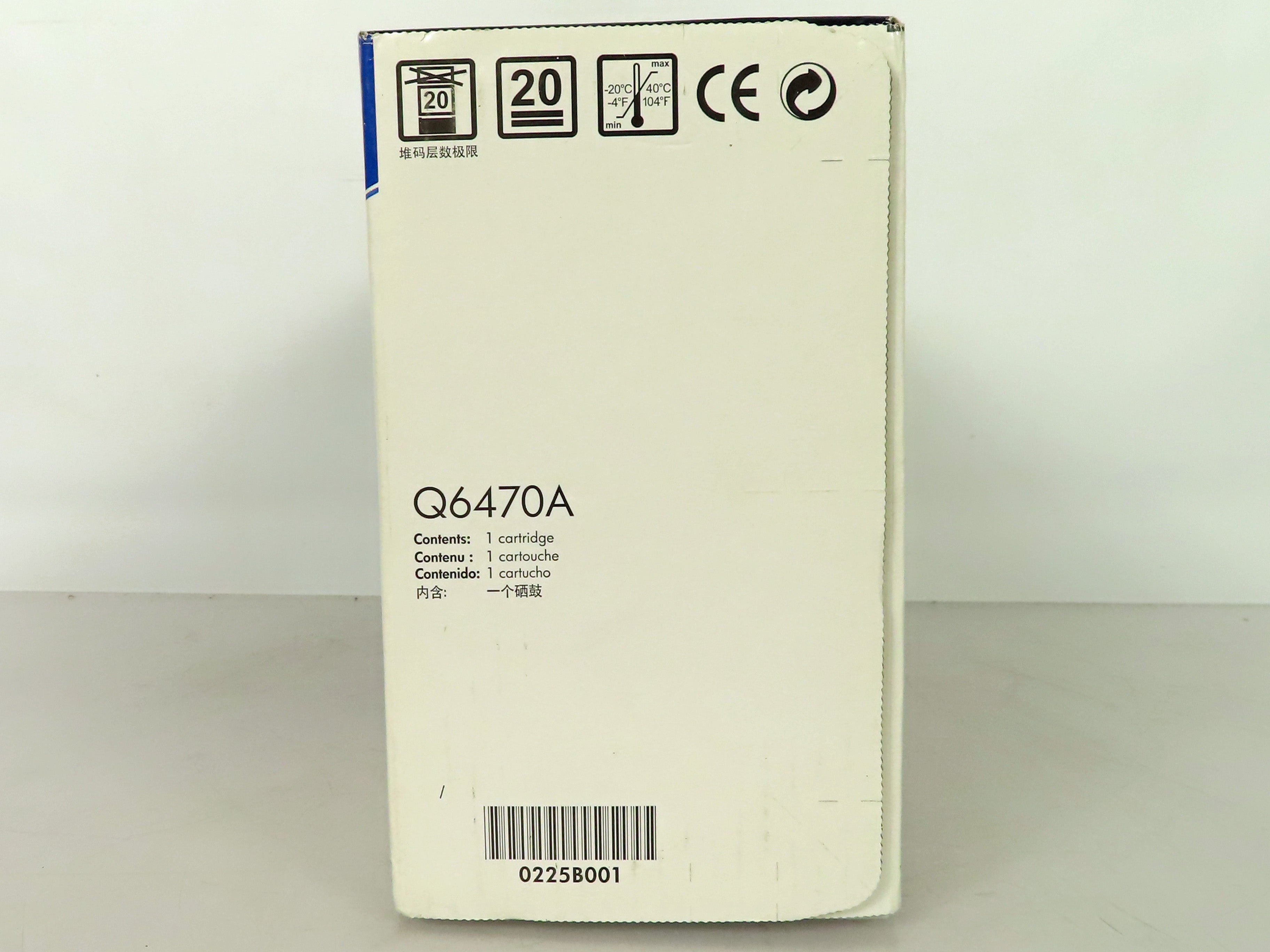 HP 501A Q6470A Black Toner Cartridge *New*