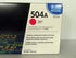 HP 504A CE253A Magenta Toner Cartridge