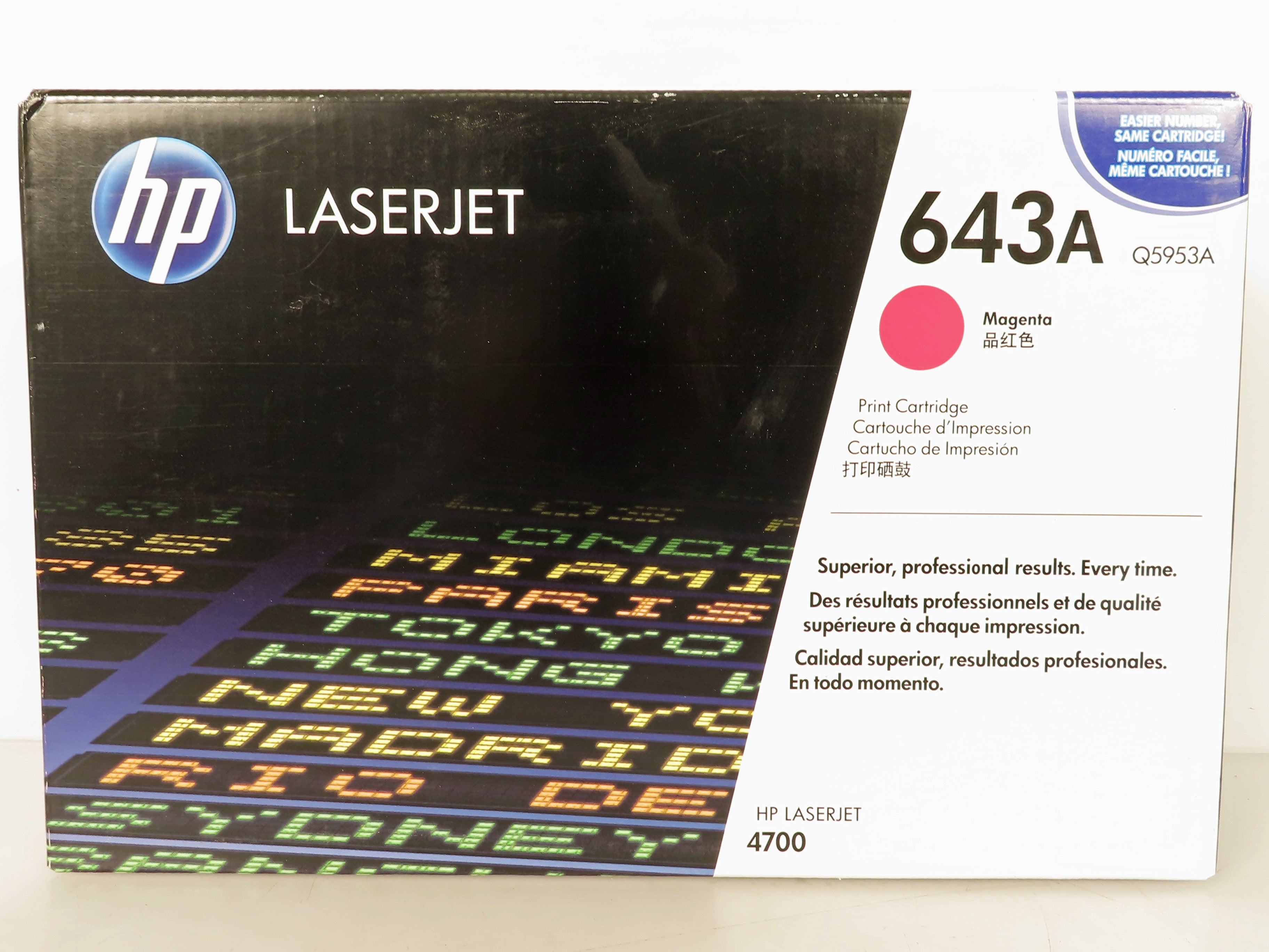 HP 643A Q5953A Magenta Toner Cartridge