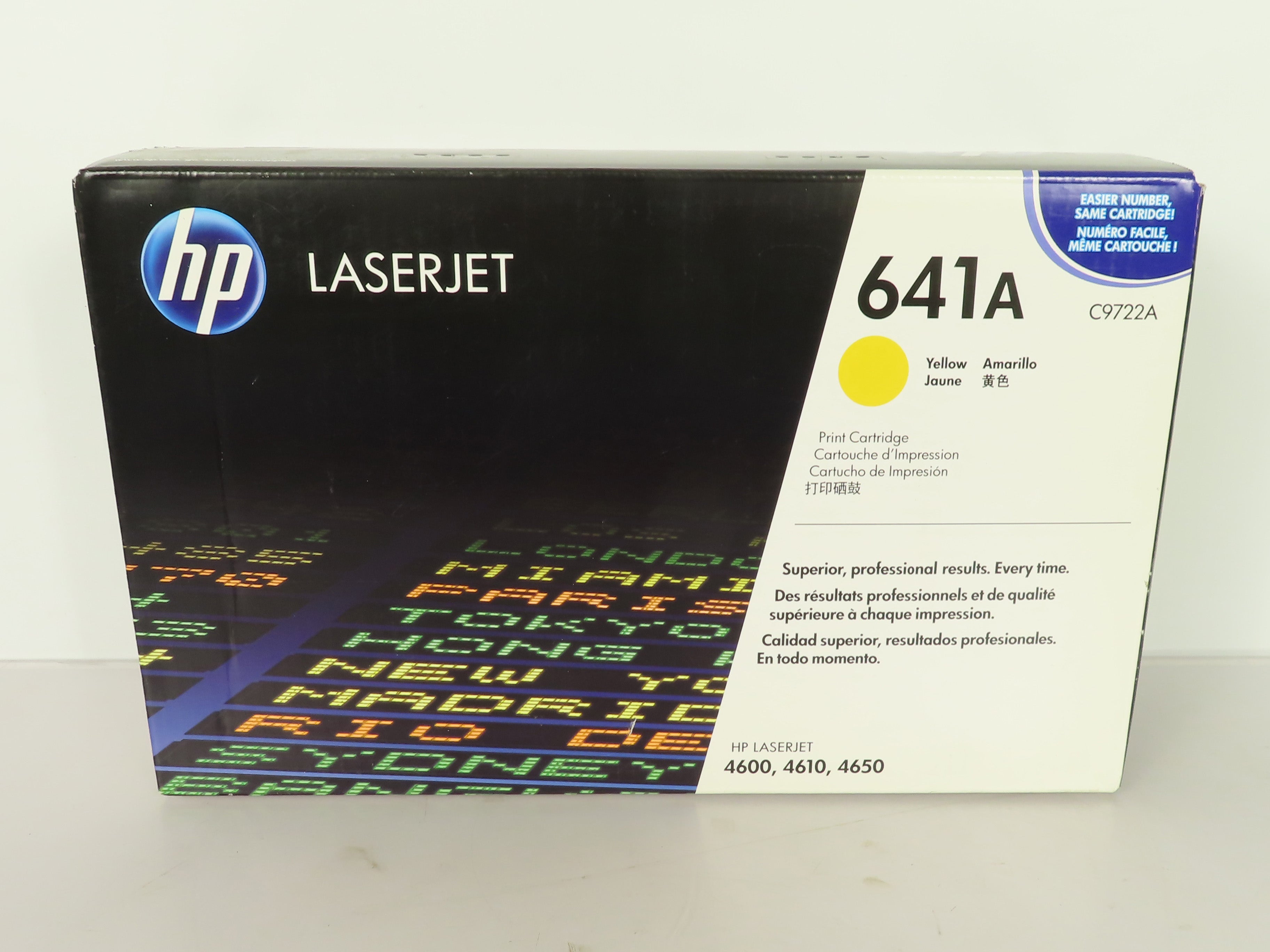 HP LaserJet 641A C9722A Yellow Print Cartridge *New*