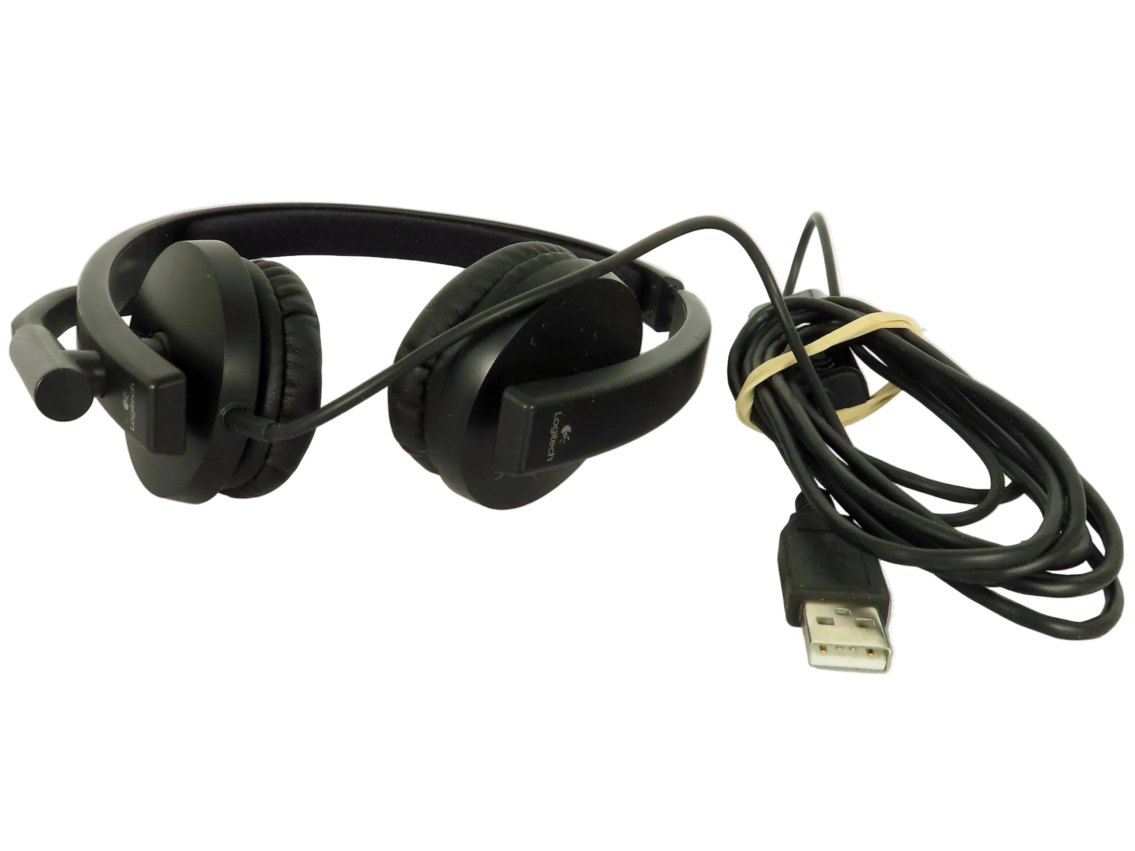 Logitech A-00064 Black 3.5mm Stereo Headset w/ Microphone