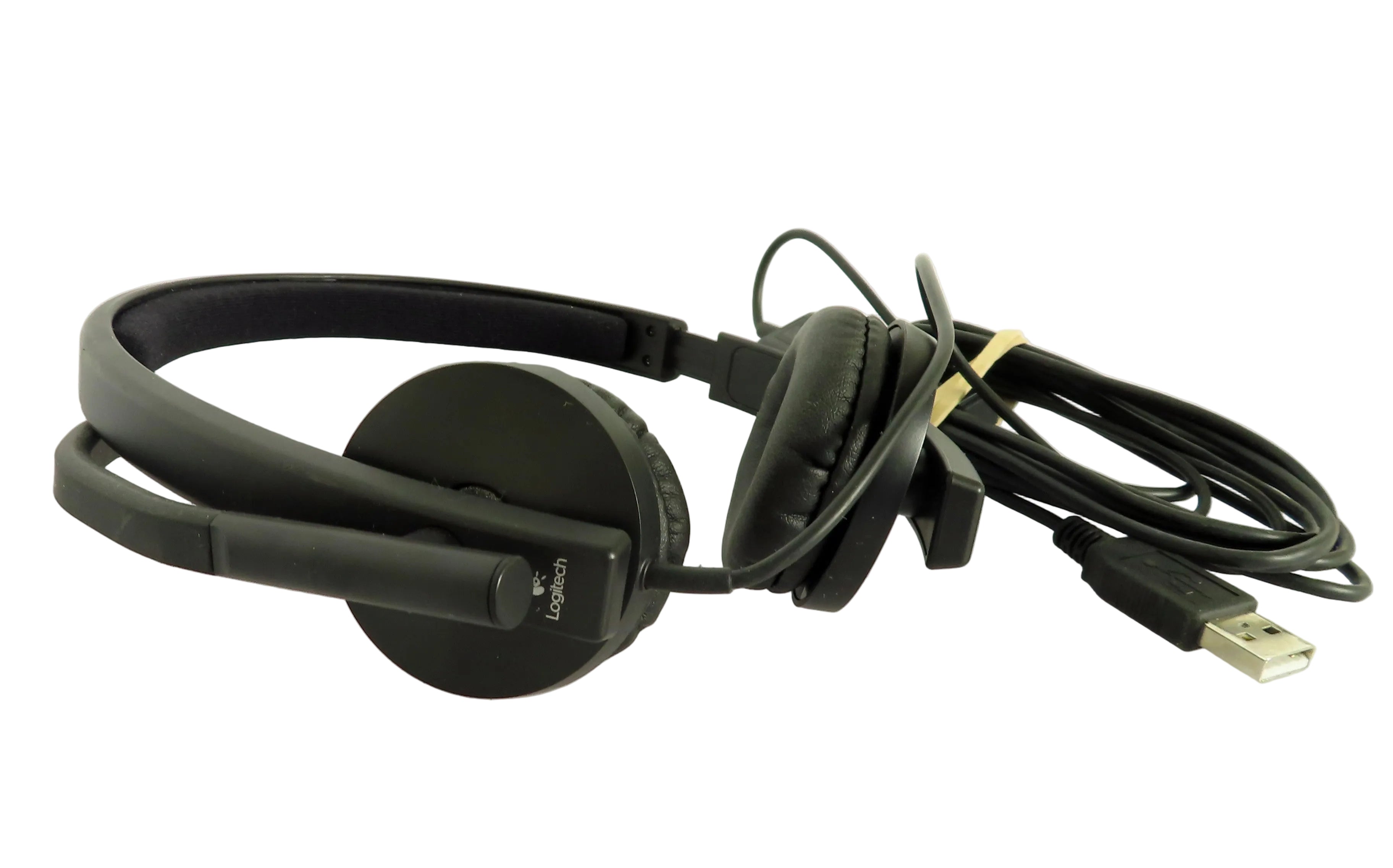 Logitech A-00064 Black 3.5mm Stereo Headset w/ Microphone
