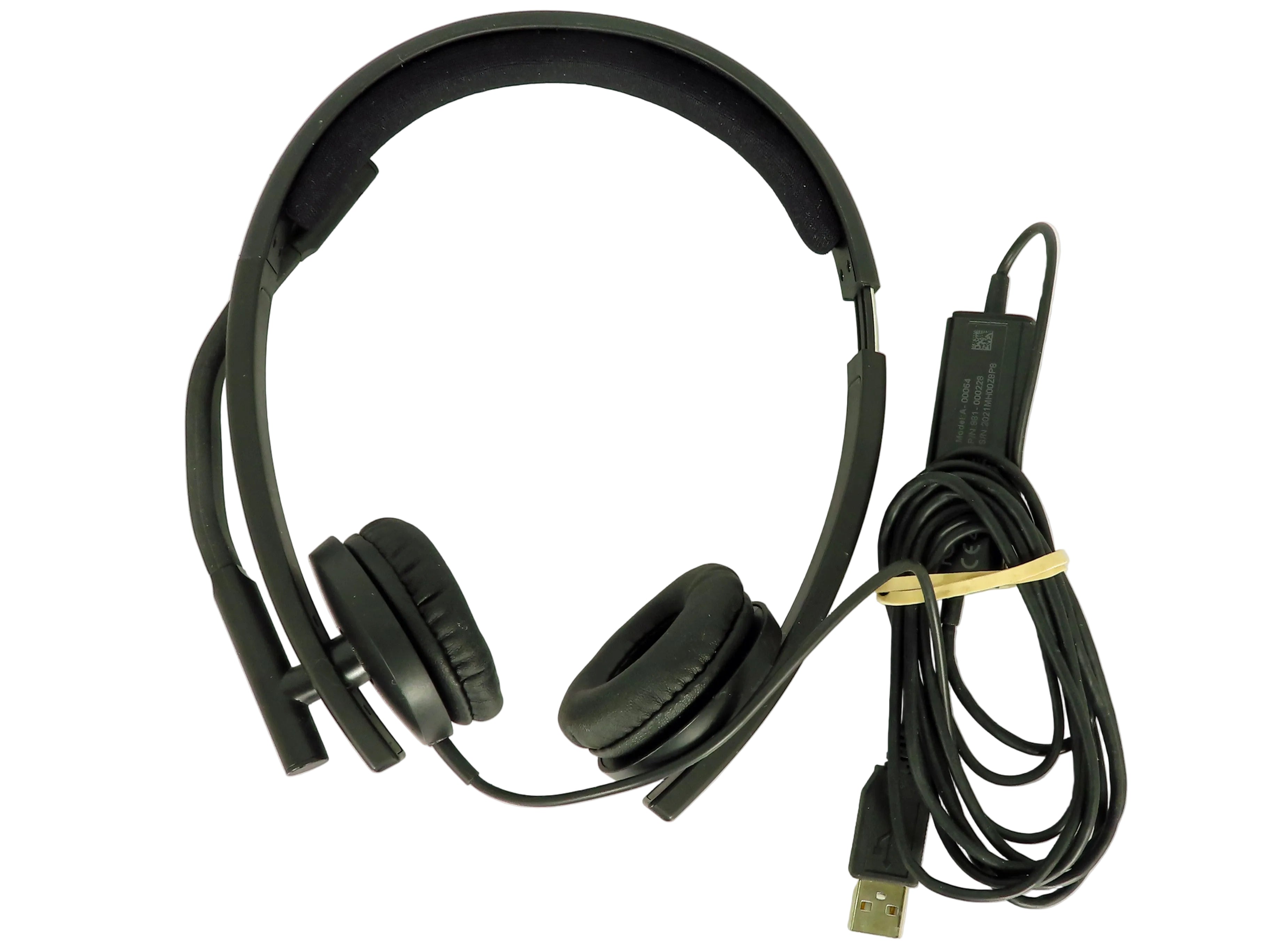 Logitech A-00064 Black 3.5mm Stereo Headset w/ Microphone
