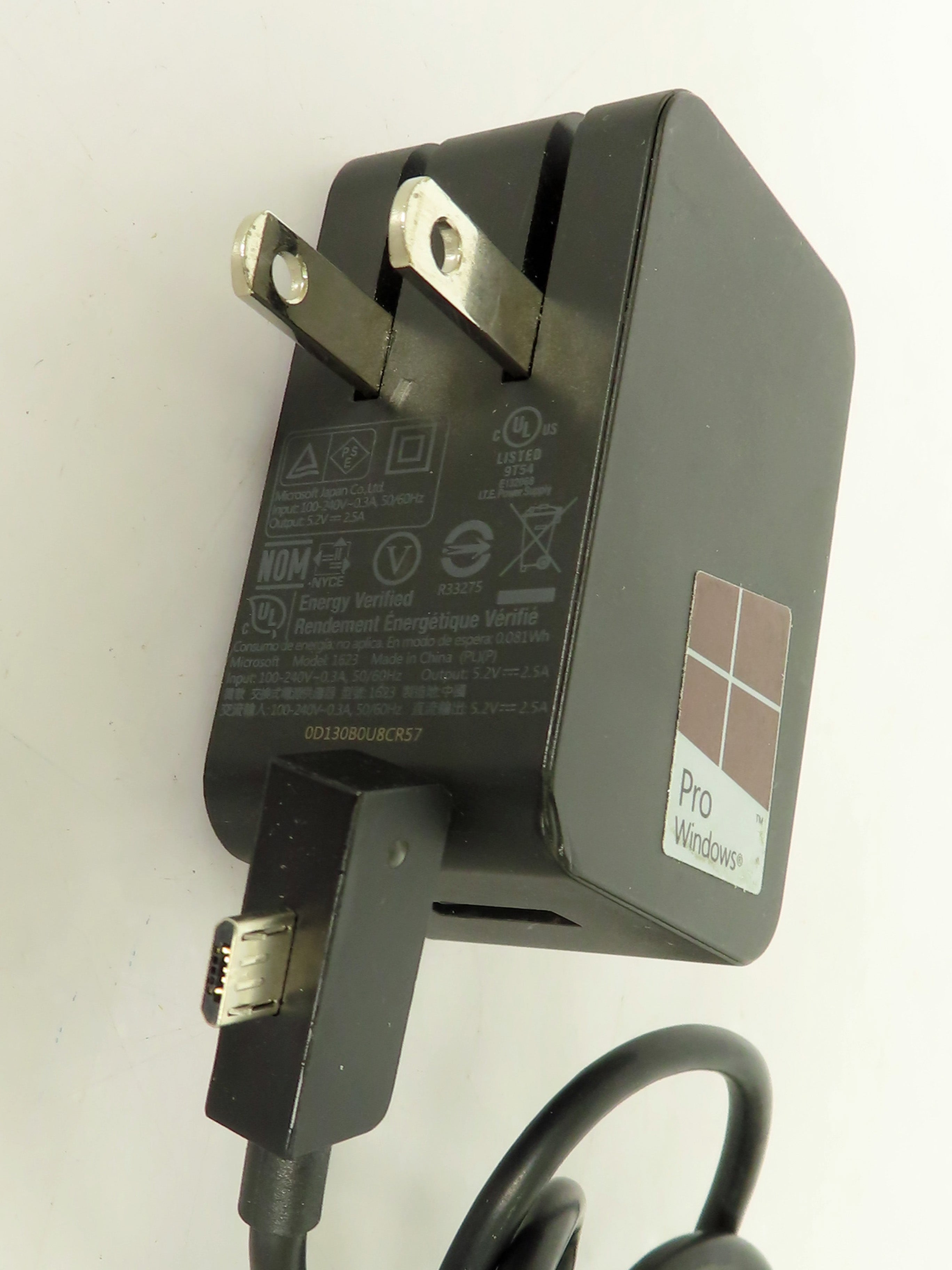Microsoft Surface 3 Power Supply 13W Model 1623