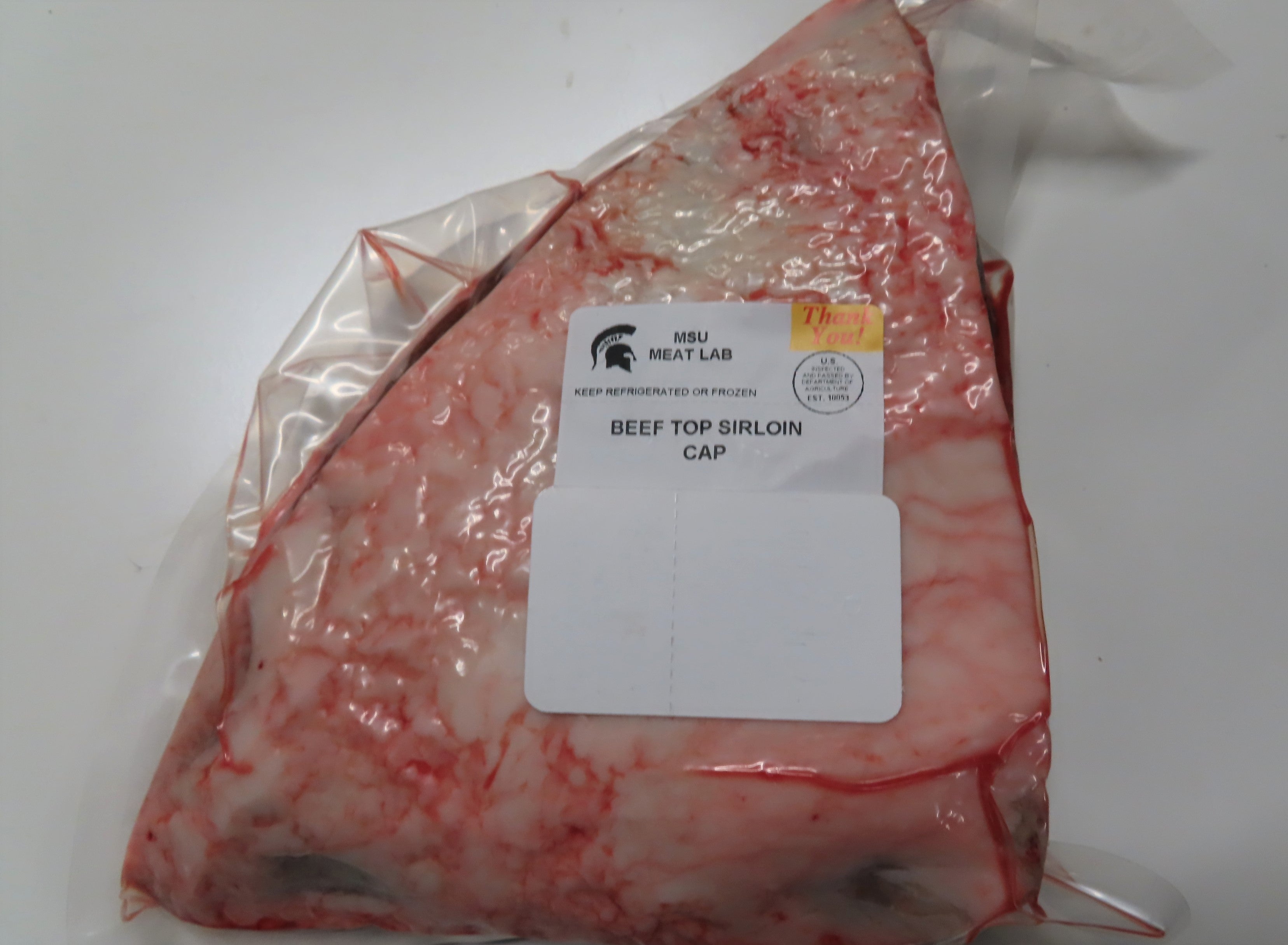 MSU Meat Labs Beef Top Sirloin Cap