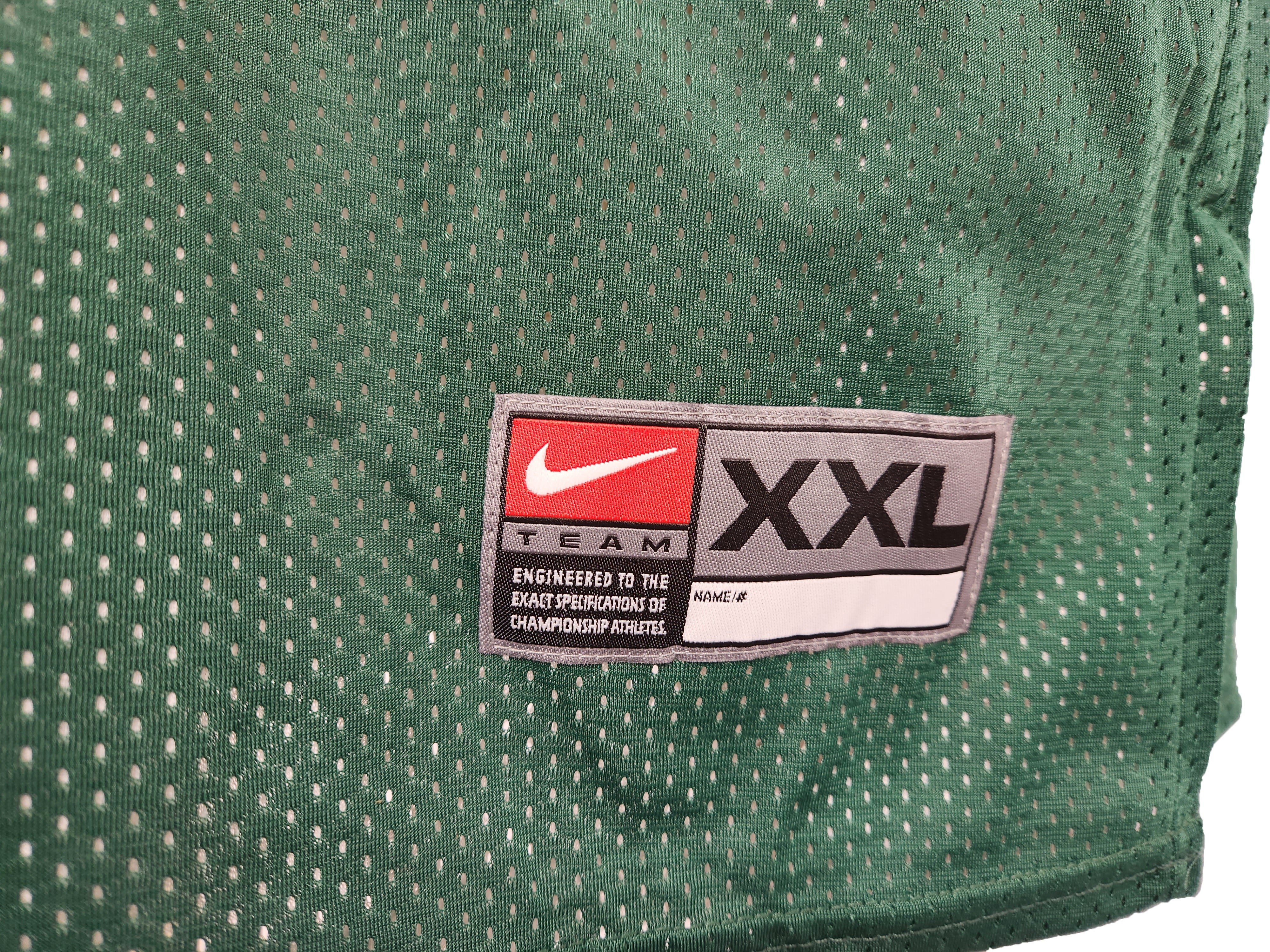 Nike Green & White Reversible Basketball Jersey Men's Size 2XL