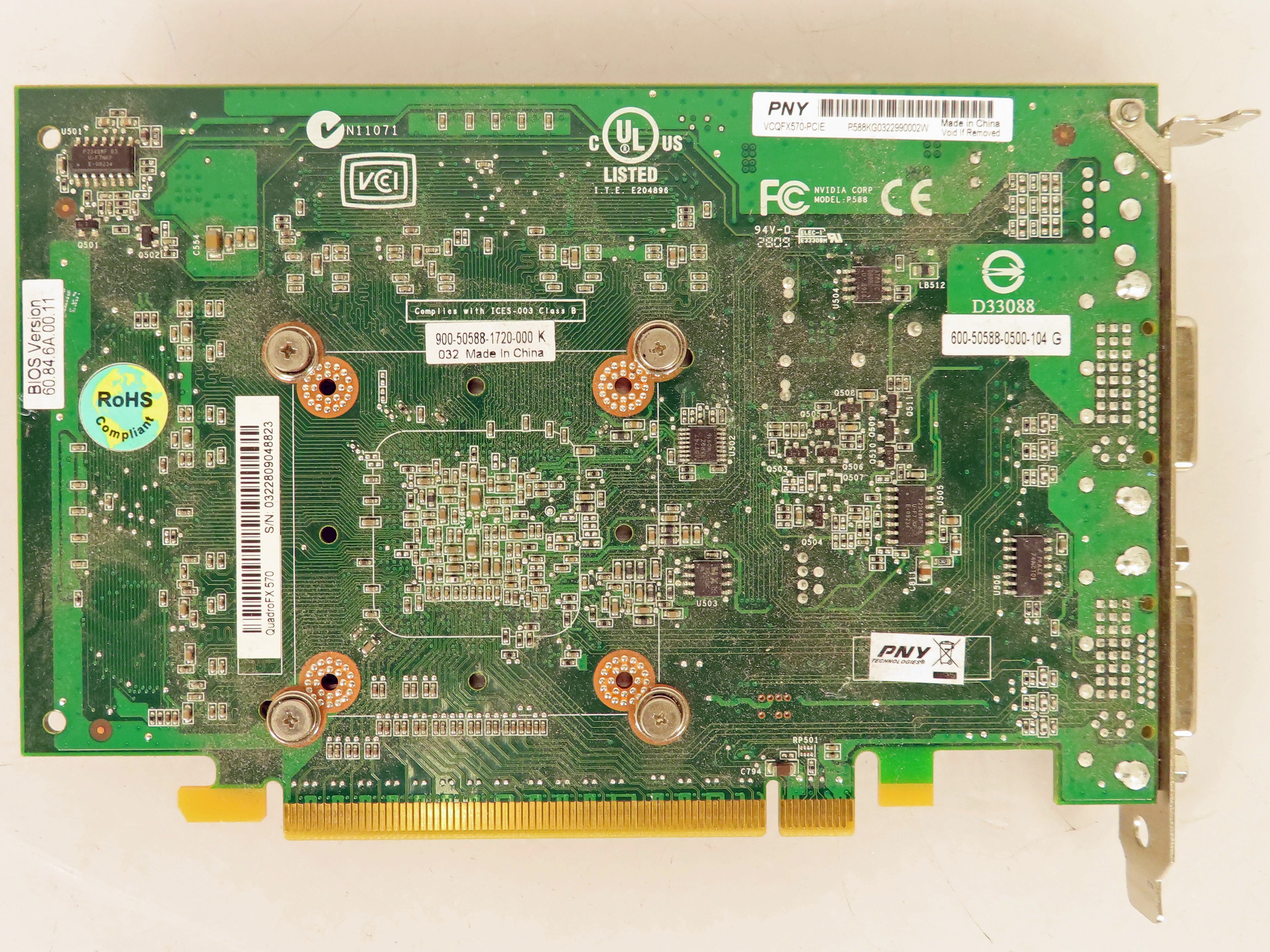 NVIDIA Quadro FX 570 256mb GDDR2 Graphics Card