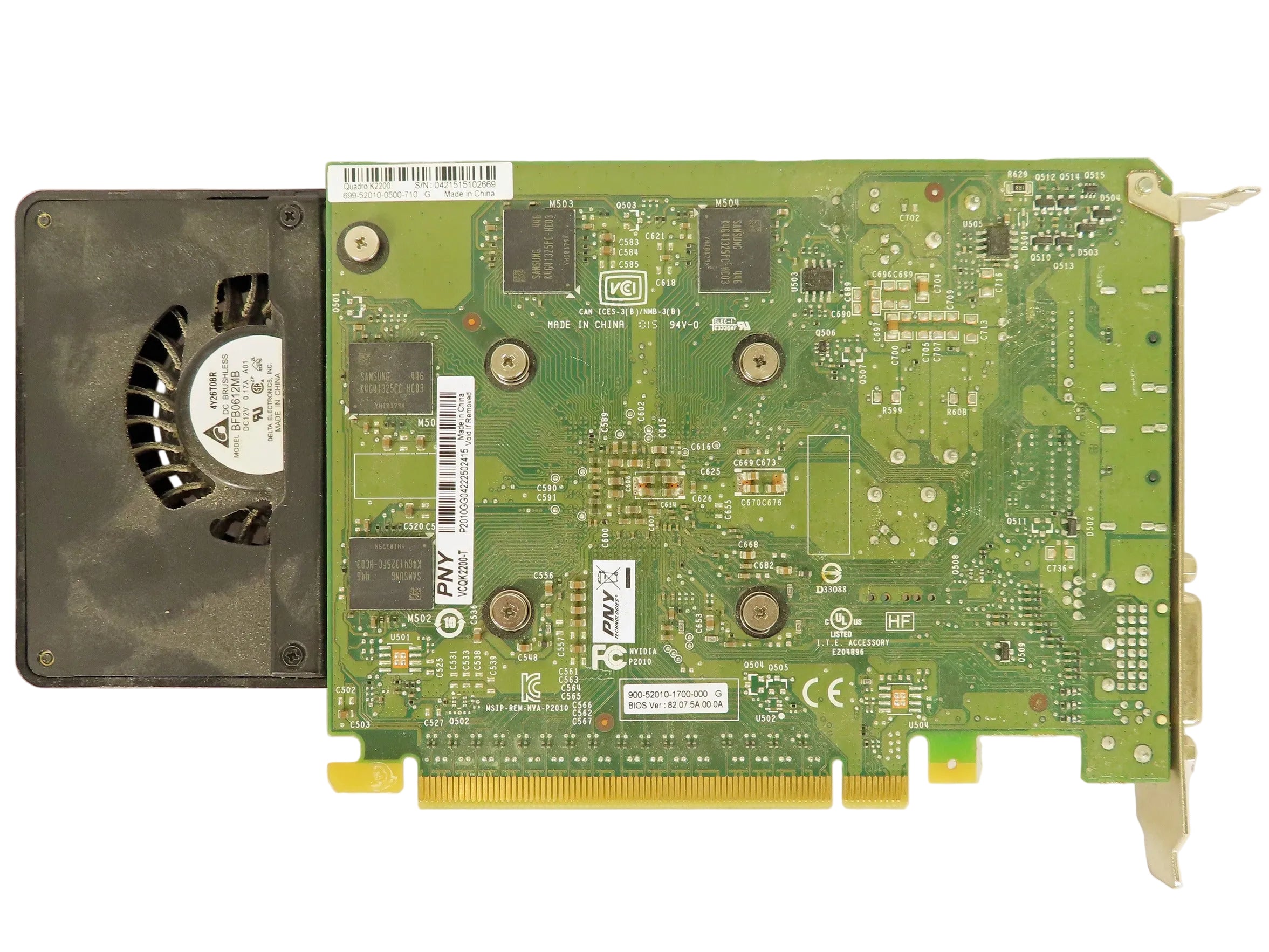 Nvidia Quadro K2200 4GB GDDR5 PCI-E DVI/DP Video Graphics Card