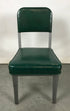 Steelcase Green Vinyl Tanker Chair without Arms